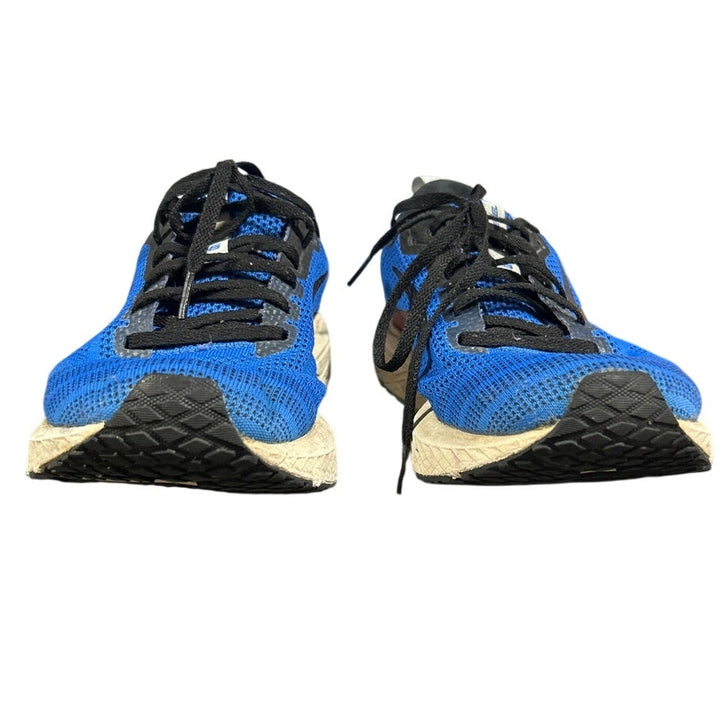Brooks Revel Mens 10 Blue Black Mesh Lace Up Athletic Sneaker Shoes Good Cond