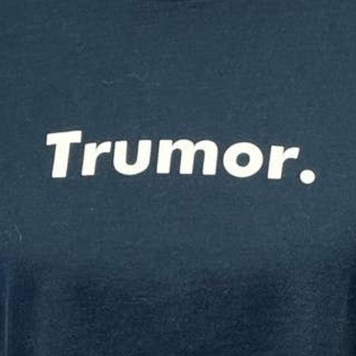 Trumor Womens Large 100% Cotton Crew Neck Short Sleeve Black Tee Shirt