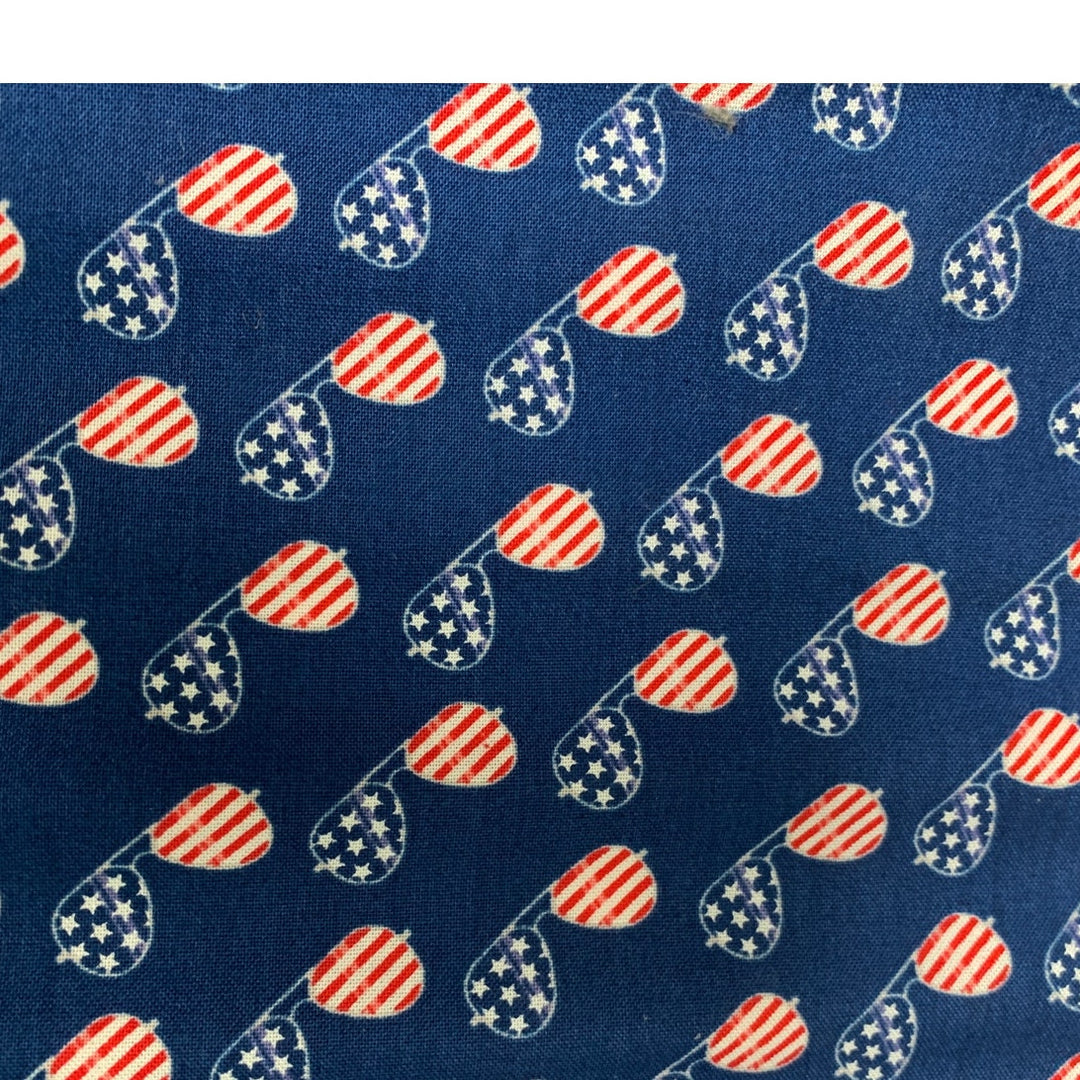 15 New Emma &amp; Mila 18"X21" USA Sunglasses Watermelon Cotton Quilt Fabric FQs