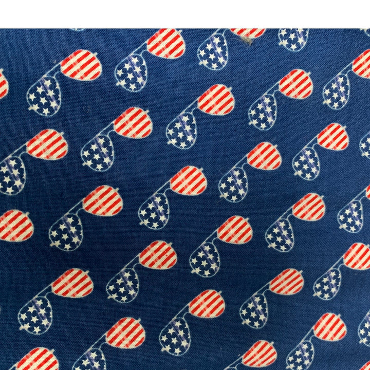 15 New Emma &amp; Mila 18"X21" USA Sunglasses Watermelon Cotton Quilt Fabric FQs