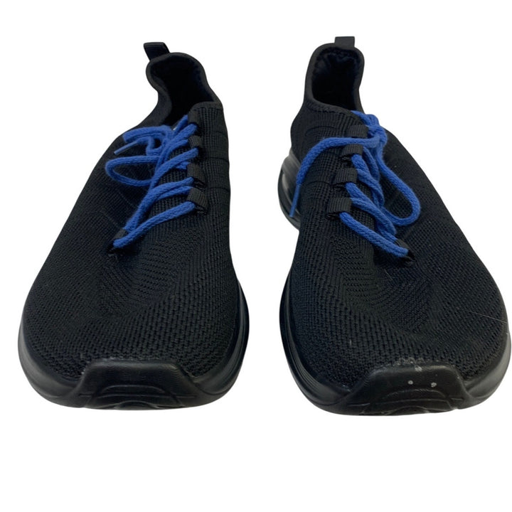Rollstep Mens Size 8 Black Sneakers Lace Up Round Toe Air Cushion Athletic Shoes