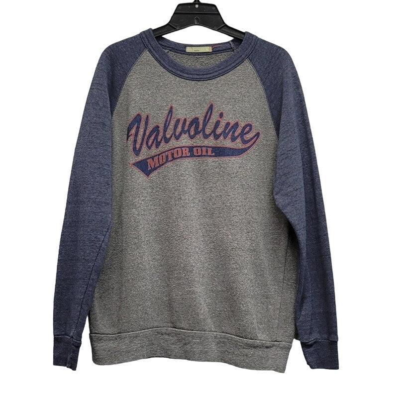 Alternative Earth Mens Medium Valvoline Motor Oil Long Sleeve Sweatshirt