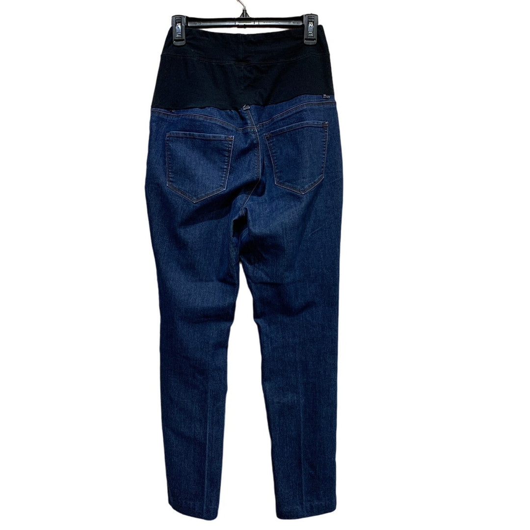 Ann Taylor Maternity Medium Handmade Stretch Panel Cotton Blend Denim Jeans