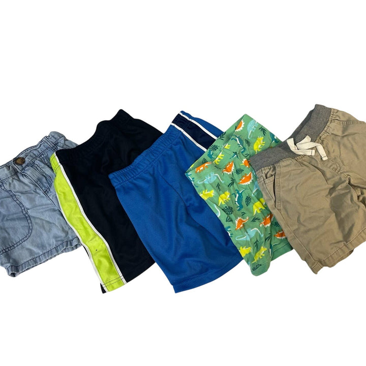 Carters Nike Old Navy Cat &amp; Jack 4T 5T Athletic Khaki Denim Shorts T-Shirt Lot