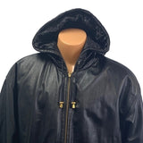 Wilsons 100% Real Leather Mens Large Thinsulate Quilted Interior Leather Coat