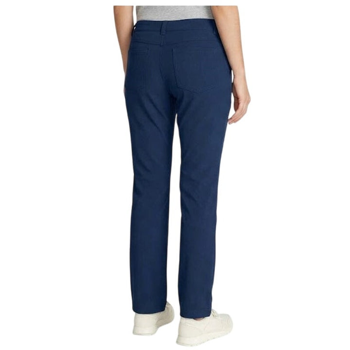 New Eddie Bauer Womens Navy Blue UPF 50+ Storm Repel Flexion Guide Pants