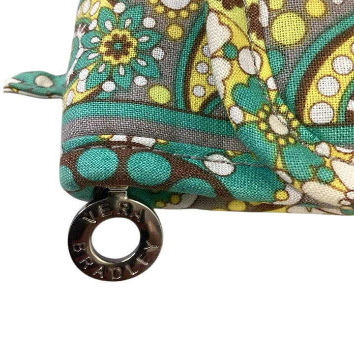 Vera Bradley Paisley Zippered Pockets Jewelry Foldover Organizer Travel Case