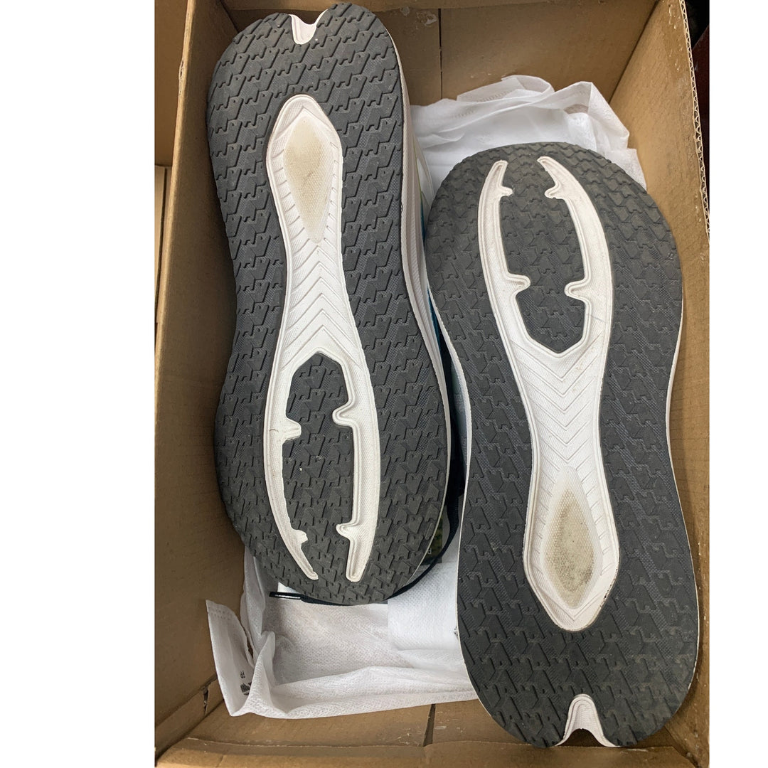 Orthocomfoot Mens Size 8 White Blue Green Arch Support Athletic Shoes