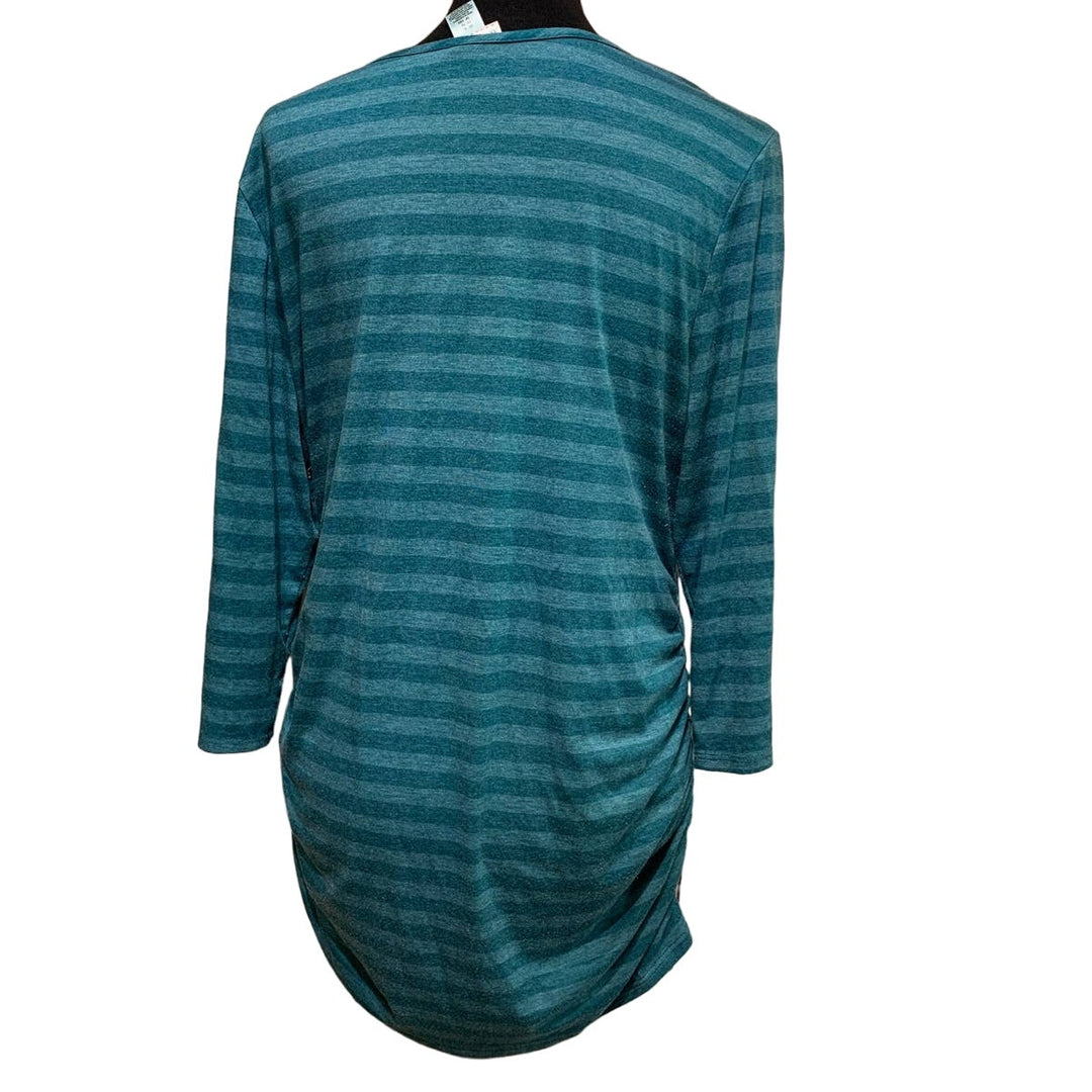 Motherhood Maternity XL Long Sleeve Scoop Neck Lightweight Polyester Blend Top