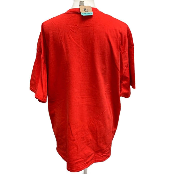 Hand Printed 2XL Superbowl Here for the Snacks Commercials Halftime Show Tee