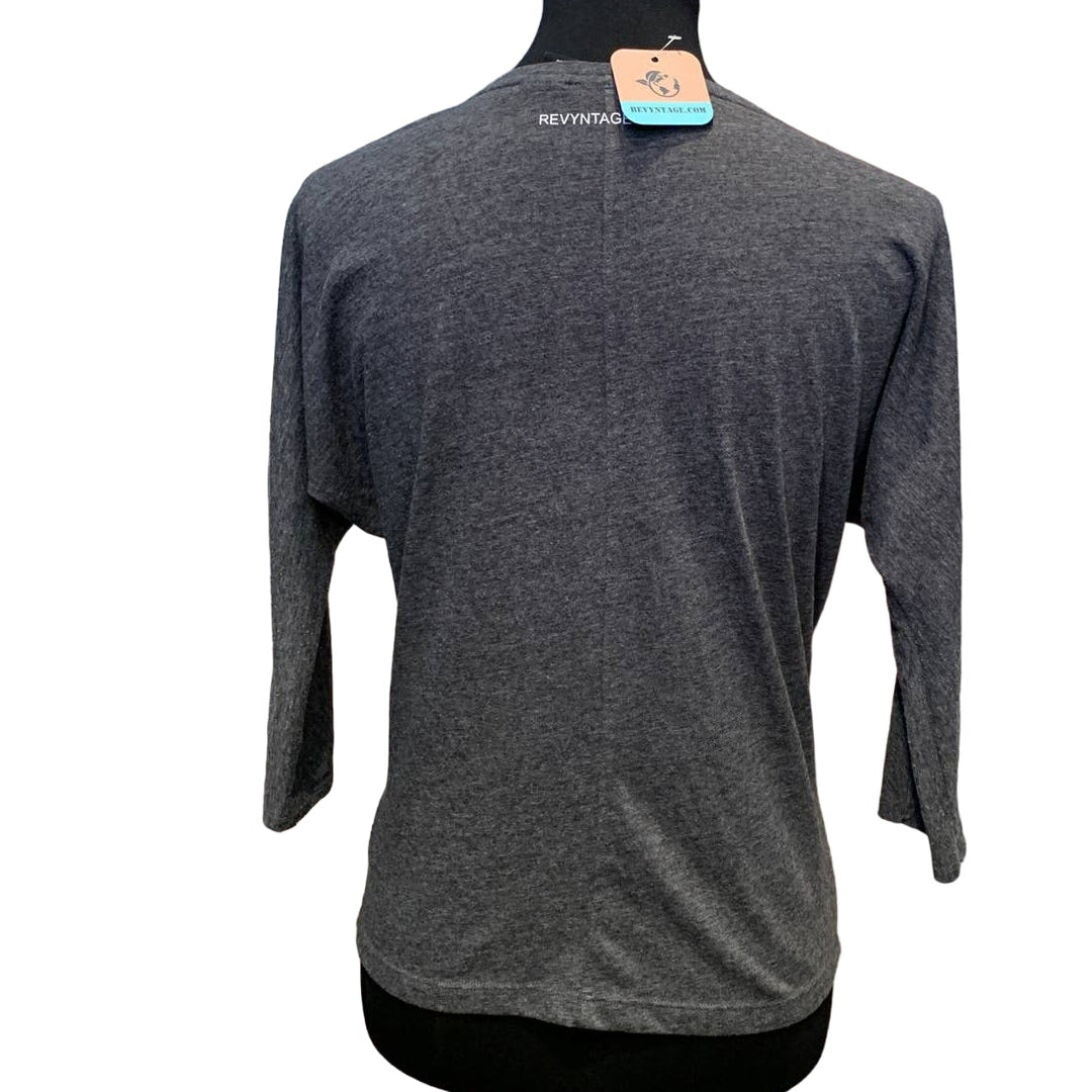 Handmade Upcycled XS Saving the Planet is My Superpower Cotton Blend T-Shirt