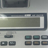 Vintage Casio Tax & Exchange 12 Digit HR-150TM Working Adding Machine