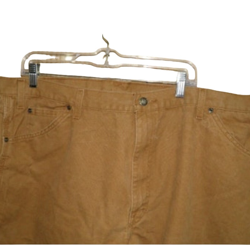 Vintage Style Dickies Mens Size 42x30  Brown 100% Cotton Carpenter Cargo Pants
