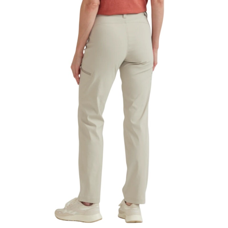 New Eddie Bauer Womens Size 0 Pumice Light Khaki UPF50+ Mid Rise Rainier Pants