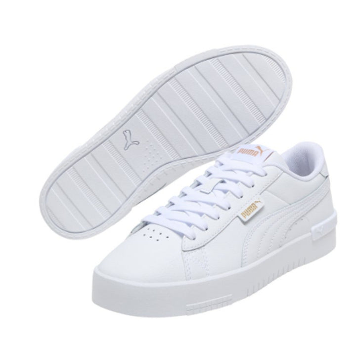 Puma Womens Size 7 White Leather Lace Up Athletic Court Sneaker Shoes w Box