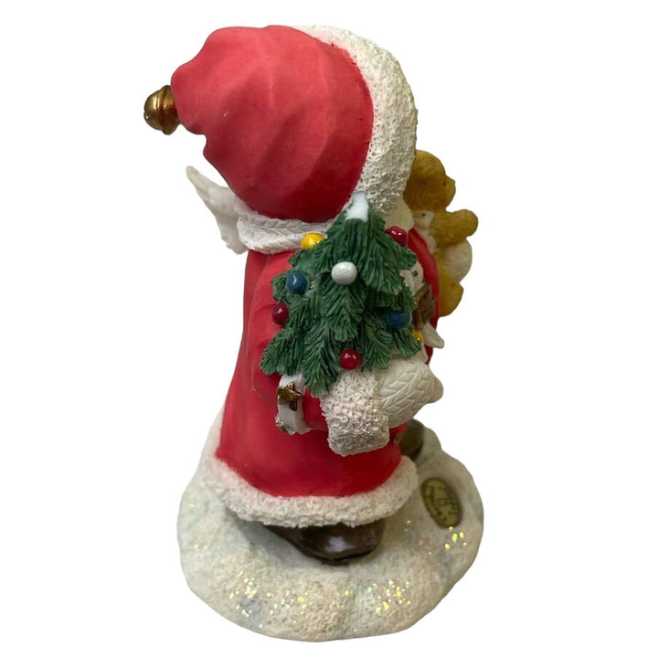 Vintage 1996 Cherished Teddies Klaus 176036 Christmas Santa Bearer Good Tidings