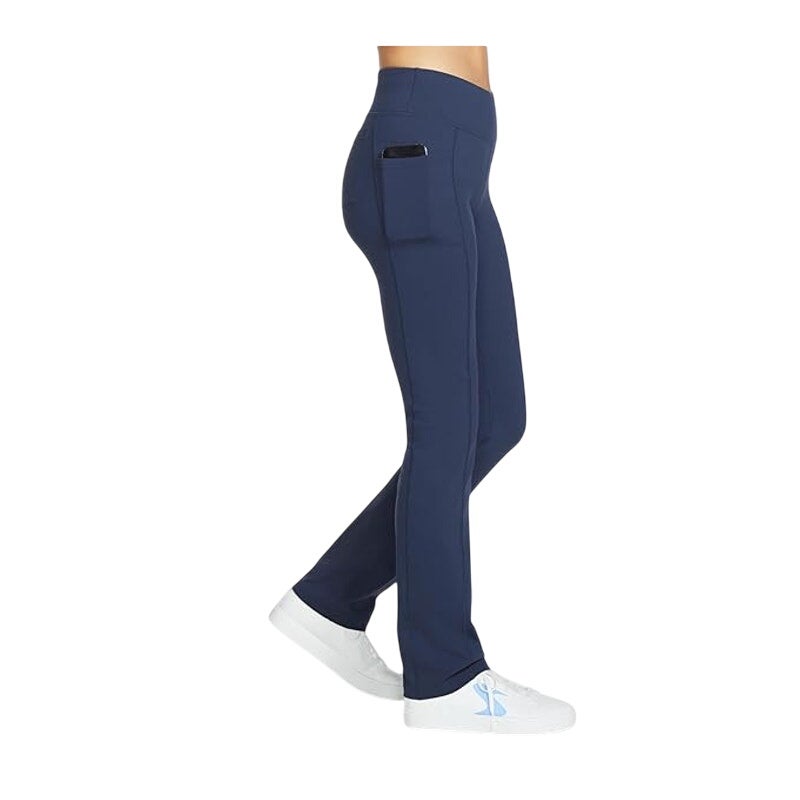 Skechers Womens 2XL Navy Blue Multi Pocket Athletic Activewear Leggings