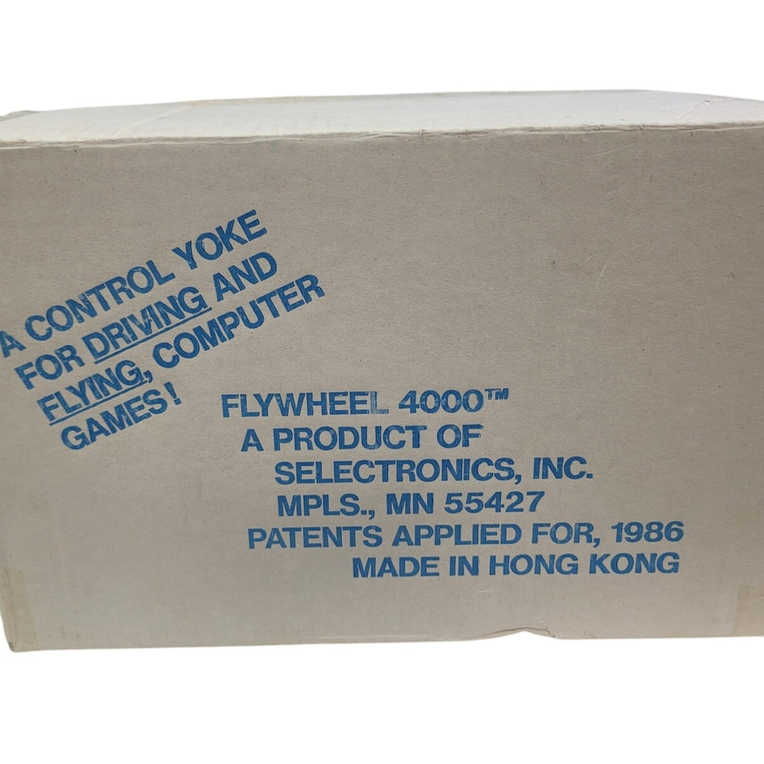Vintage 1986 Selectronic Flywheel 4000 Control Yoke W Original Box New Condition