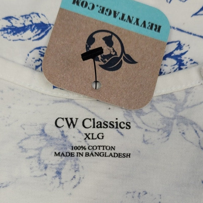 Hand Printed Upcycled Womens XL She Is A Wildflower Floral Flowing Cotton Tee