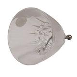 Vintage Princess House Genuine Lead Crystal Silver Plated Handle Hand Bell