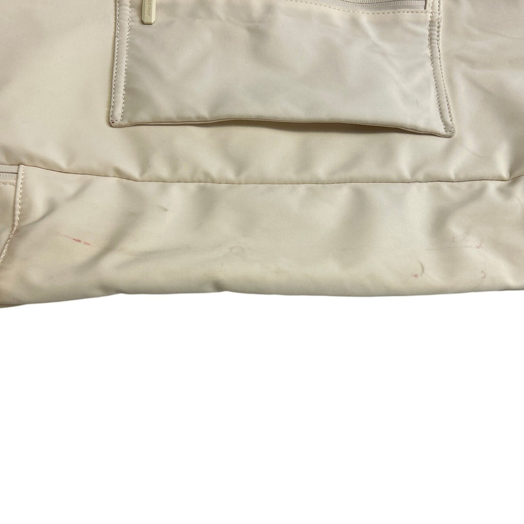 LOVEVOOK Ivory Womens Large Capacity Water Resistant Fabric Travel Weekend Bag