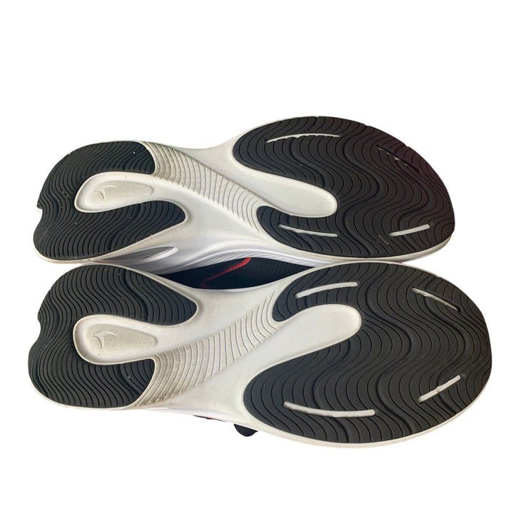 AOV Beasur Mens 10 Black Red Walking Athletic Plantar Fasciitis Relief Shoes