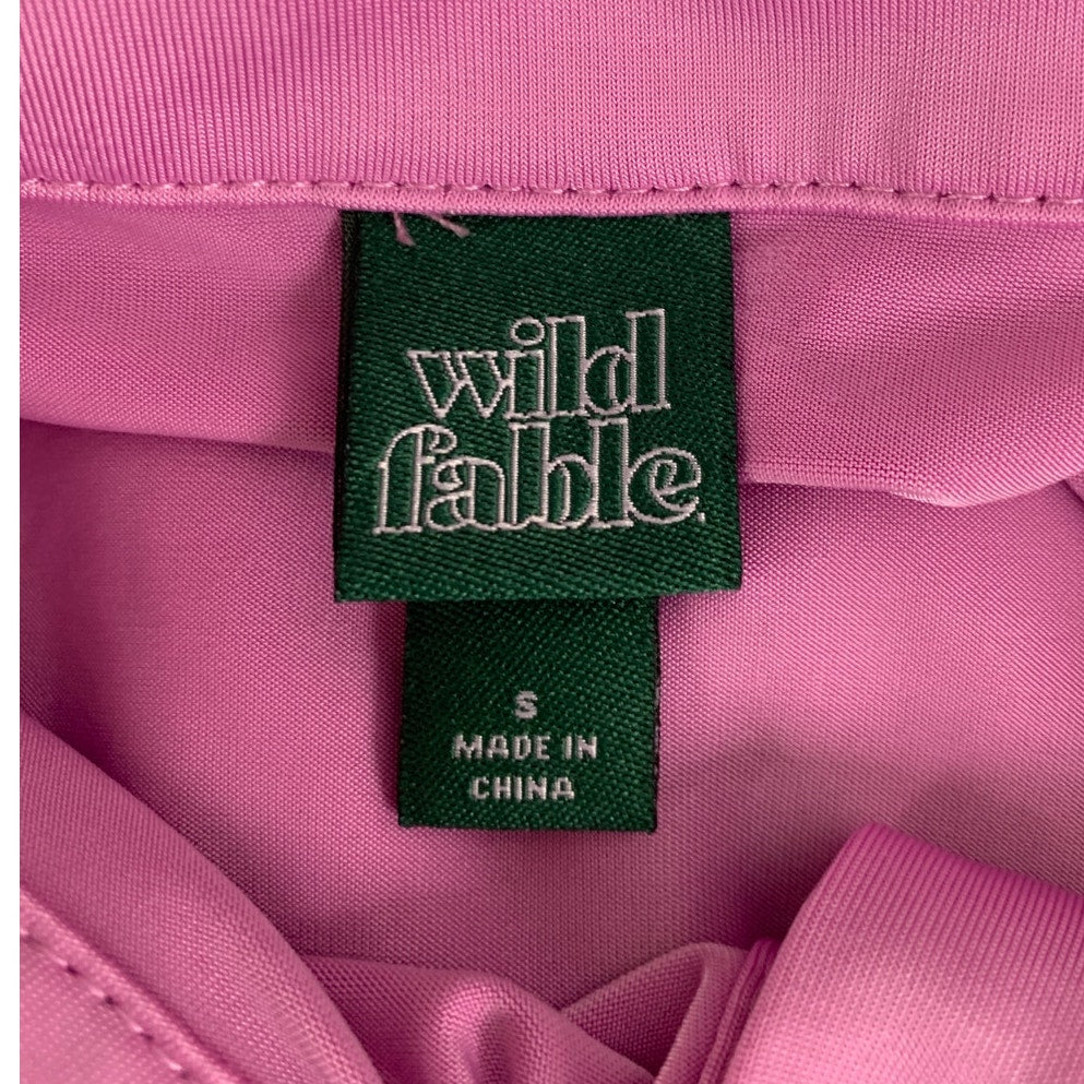 New Wild Fable Juniors Small Long Sleeve Button Down Body Con Shirt Dress
