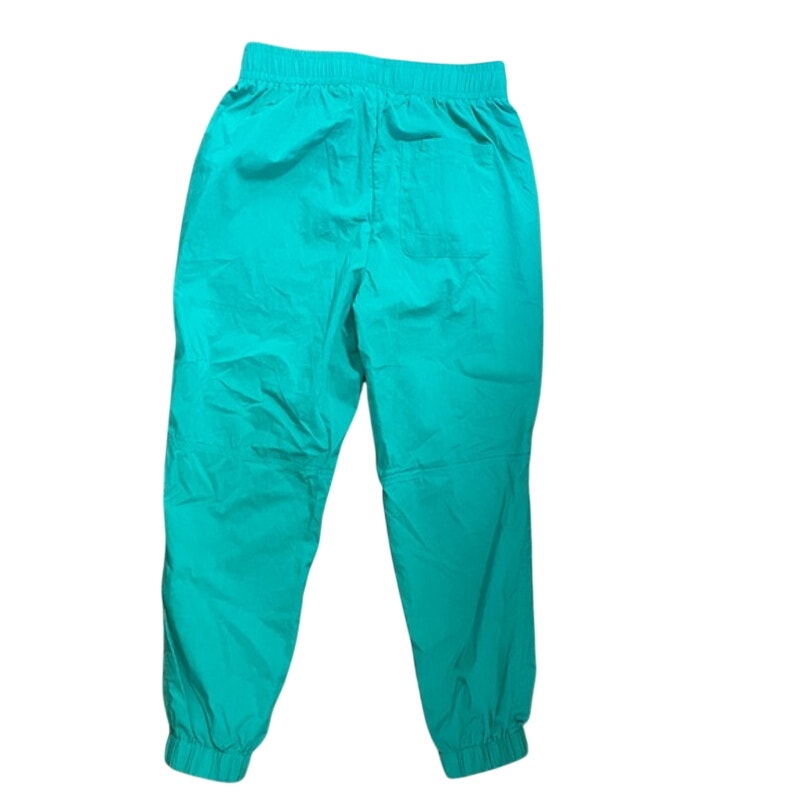 New Eddie Bauer Womens 3X Teal Green Elastic Waistband Karla Woven Sweatpants