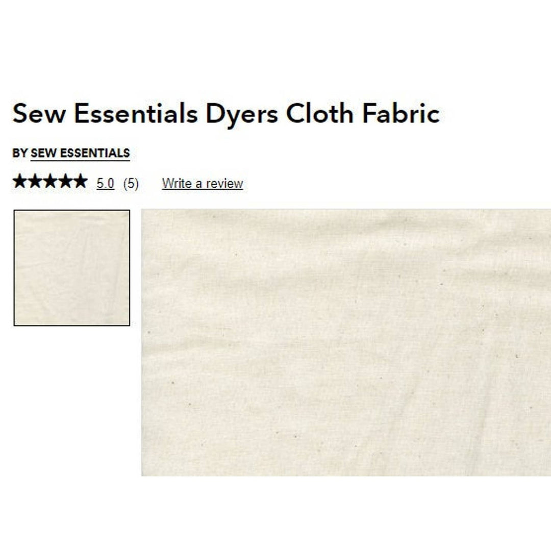 2yds New 100% Cotton Solid White Muslin Quilting Fabric Dyers Cloth Sew Classic
