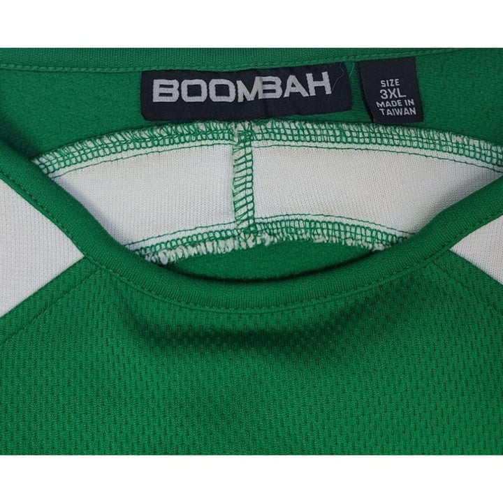 Boombah Mens 3XL Green 100% Polyester Long Sleeve Crew Neck Lined Jersey