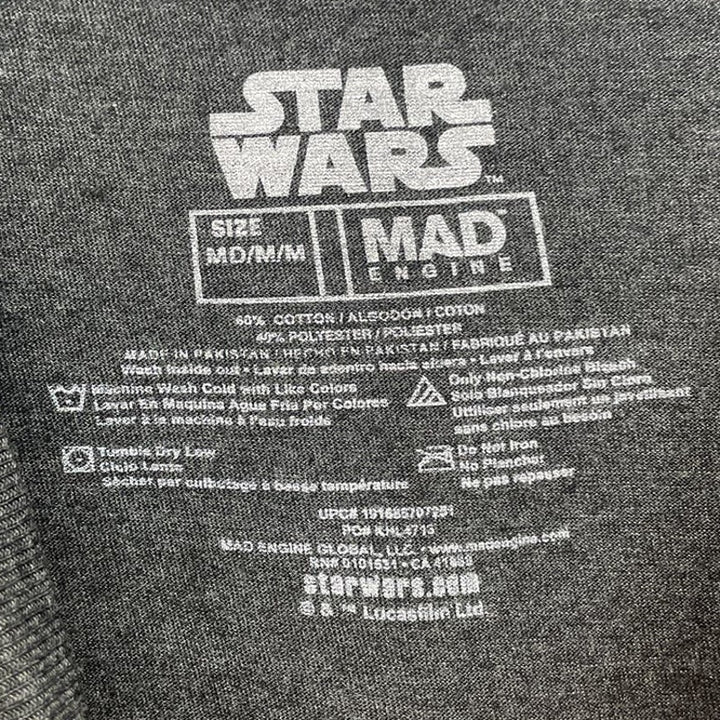 New Star Wars Mens Small X-Wing Starfighter 1977 Vintage Style Cotton Blend Tee