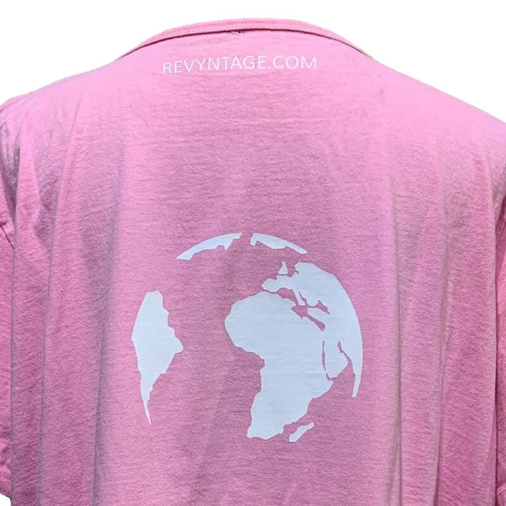 Hand Printed Upcycled Womens 2X Saving the Planet is My Superpower Tee Shirt