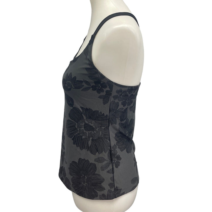 New Balance Womens Medium Racerback 100% Polyester Athletic Tank Top w Shelf Bra