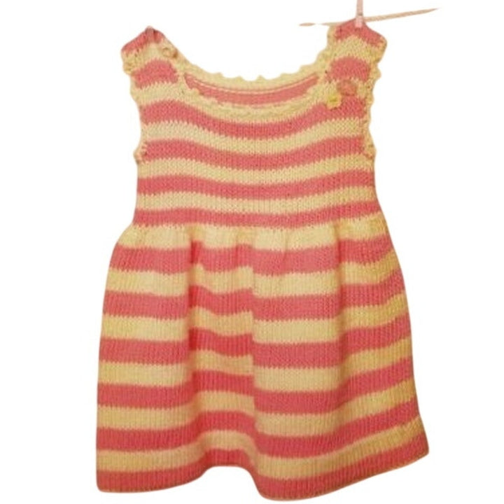 New Plymouth Yarn Design P388 Studio Toddler Jumper Sundress Knitting Pattern