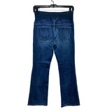 Old Navy Maternity Size 6 Full Stretch Panel Flare Cotton Blend Denim Blue Jeans