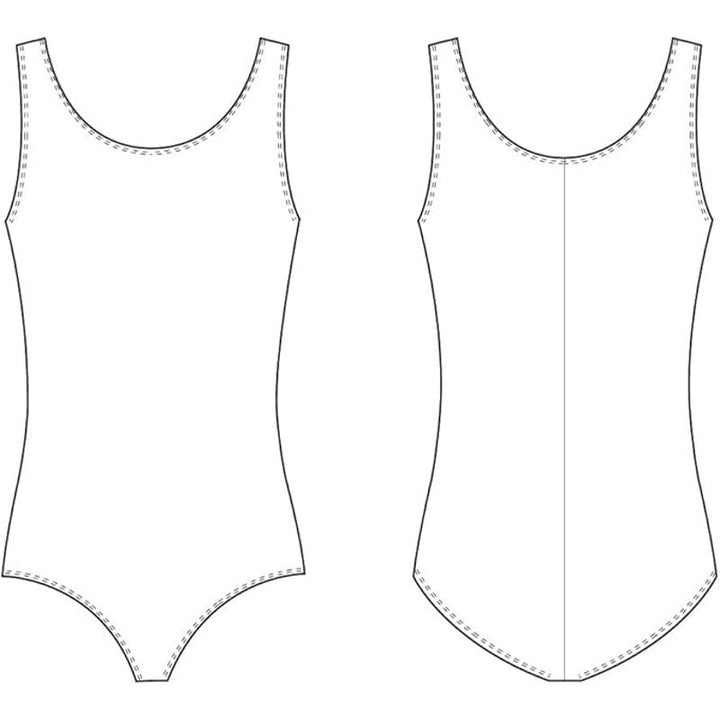 New BLOCH Dance Womens Medium Tan Faire Microlux Tank Dancing Gymnastics Leotard