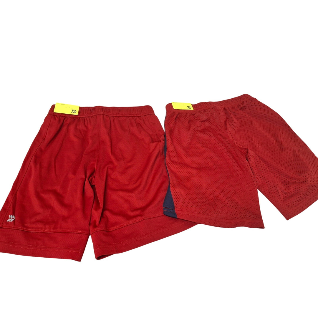 Lot of 2 New All in Motion Boys Medium Elastic Drawstring Long Sport Shorts