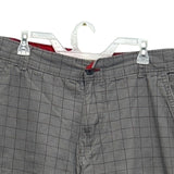 Ocean Pacific Mens Size 40 100% Cotton Long Plaid Board Golf Shorts
