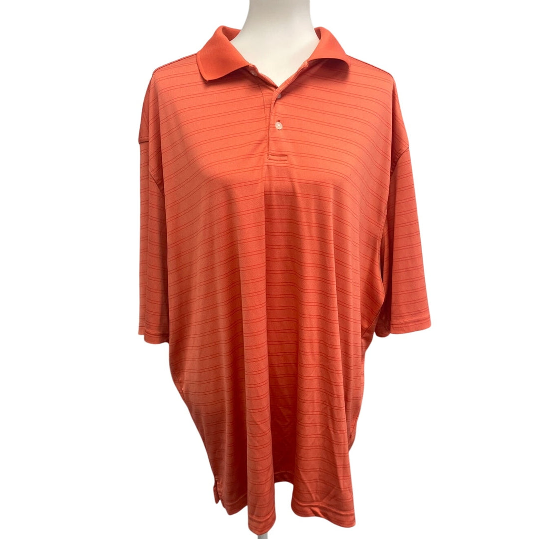 Walter Hagen Mens XXL 100% Polyester Moisture Management Short Sleeve Polo Shirt