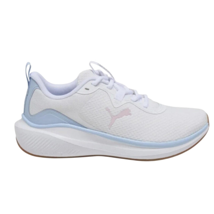Puma Womens Size 8 White Blue Lace Up Skyrocket Sneaker Athletic Tennis Shoes