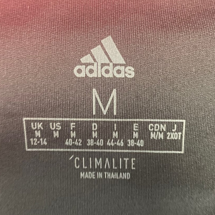 Adidas Womens Medium Climalite Polyester Blend Long Pull On Black Leggings