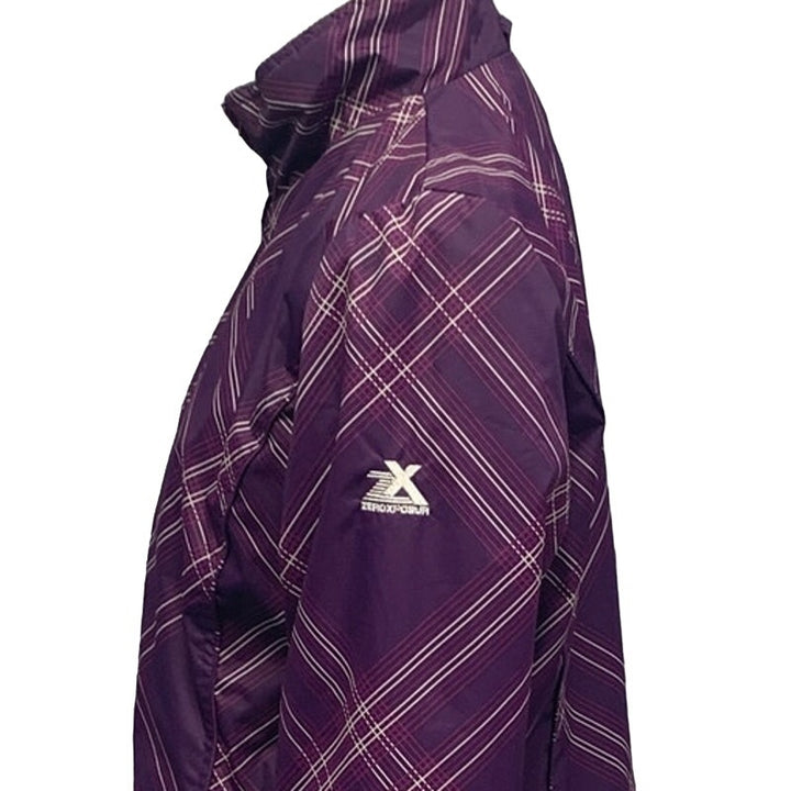 ZeroXposur Womens Large Reversible Polyester Raincoat Fleece Full Zip Jacket