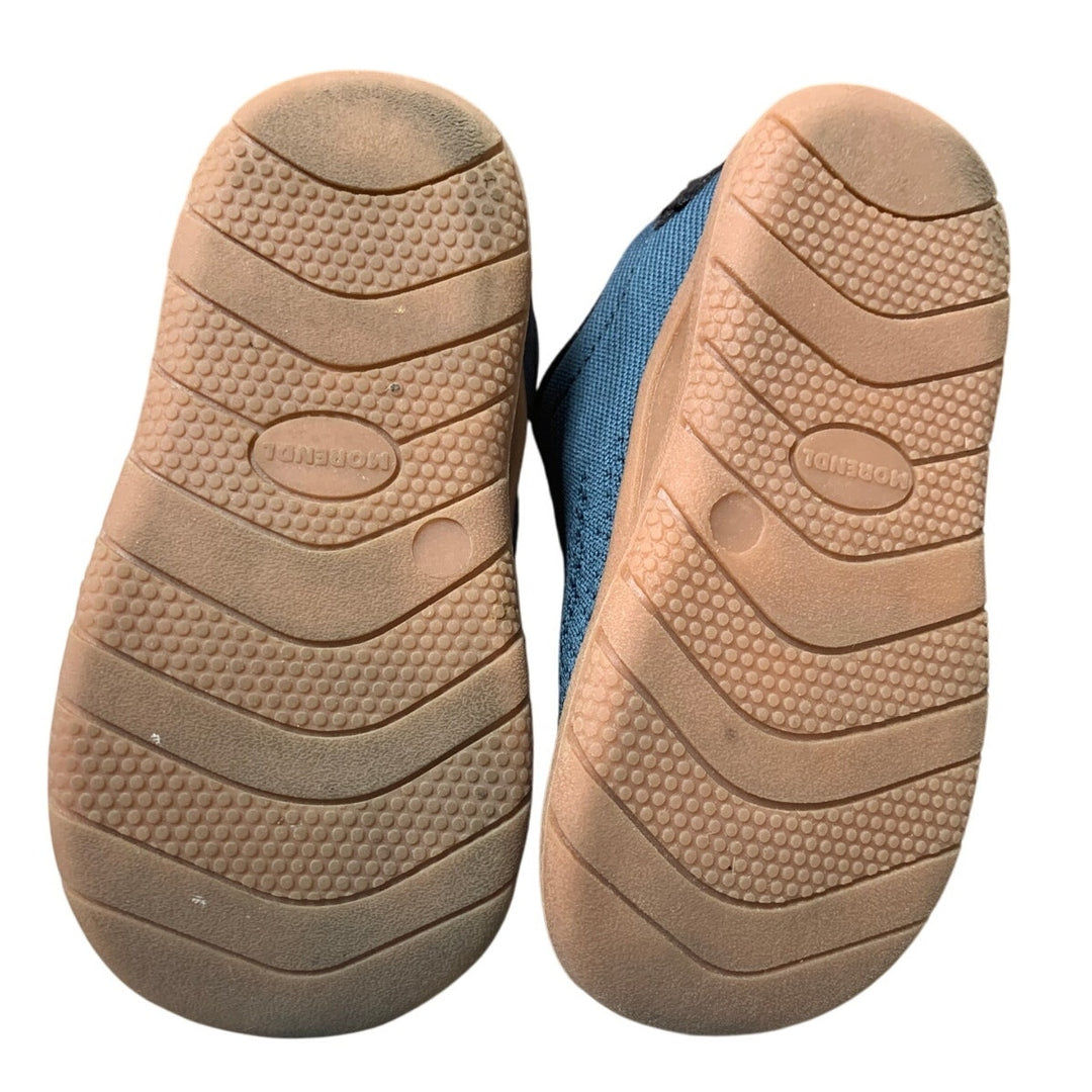 Morendl Toddler Boys Size 8 Blue Slide On Non-Slip Breathable Walking Shoes