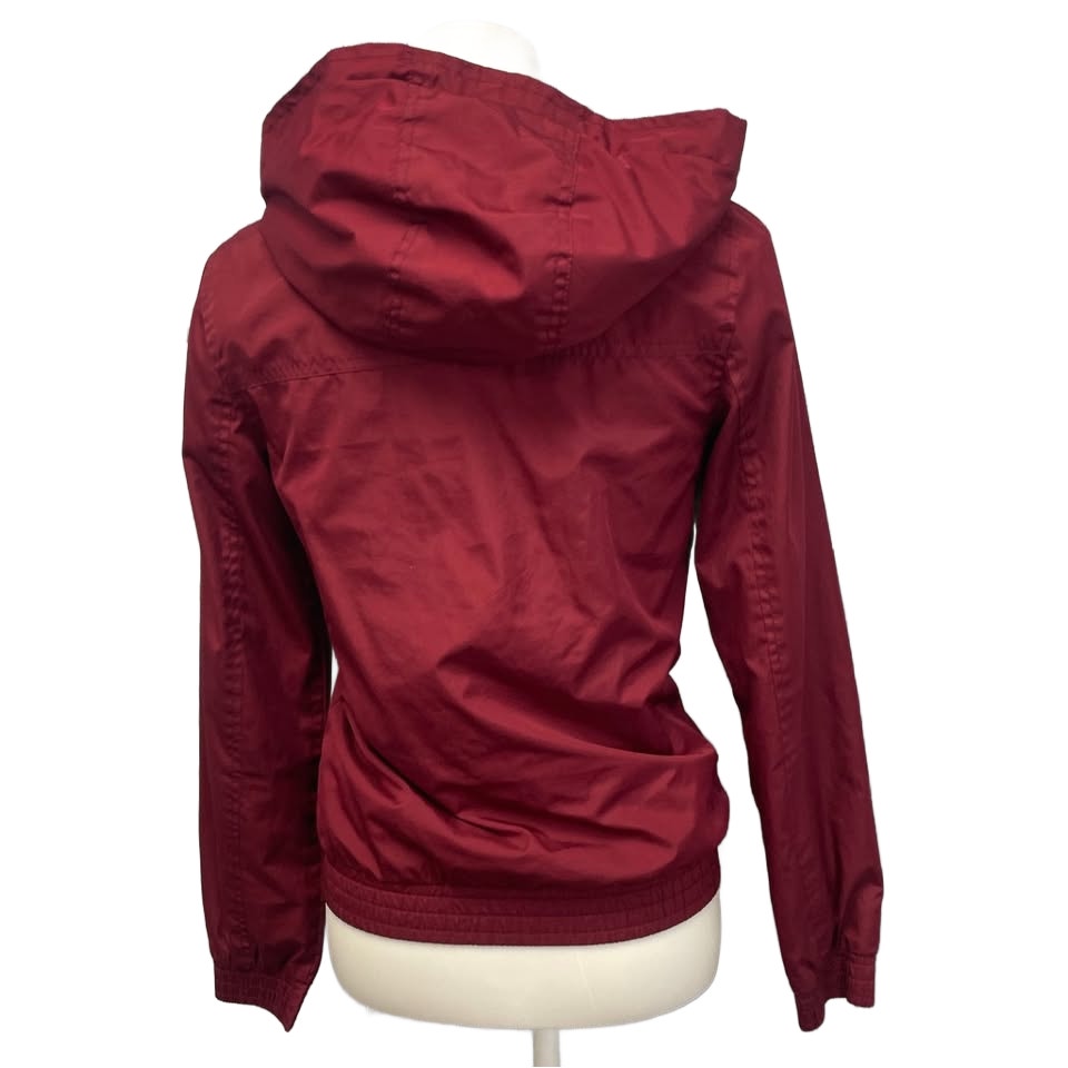 Zine Womens Small Full Zip Hooded Warm Lined Wind Breaker Rain Jacket