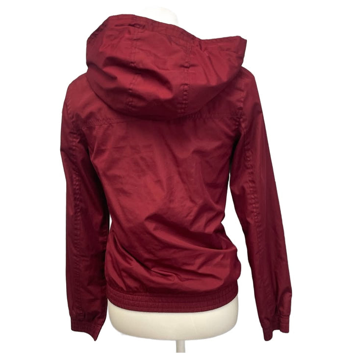 Zine Womens Small Full Zip Hooded Warm Lined Wind Breaker Rain Jacket