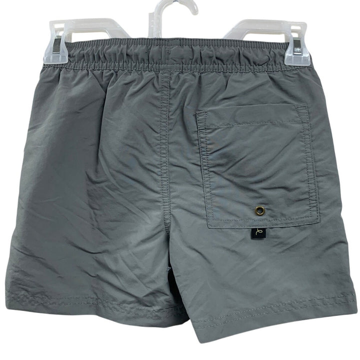 2 New Art Class Boys Medium (8) Lined Mint Green Gray UPF 50+ Swimming Trunks