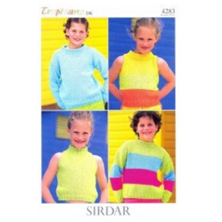 New 2000s Sirdar 4283 Tropicana DK Children&