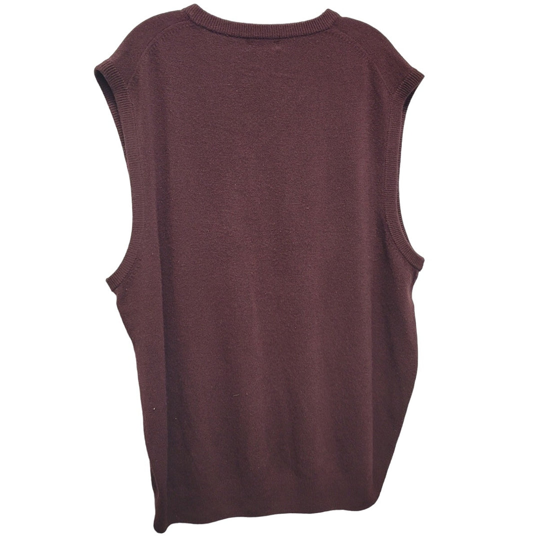 Dockers Mens XXL 100% Acrylic V Neck Sleeveless Knit Sweater Vest