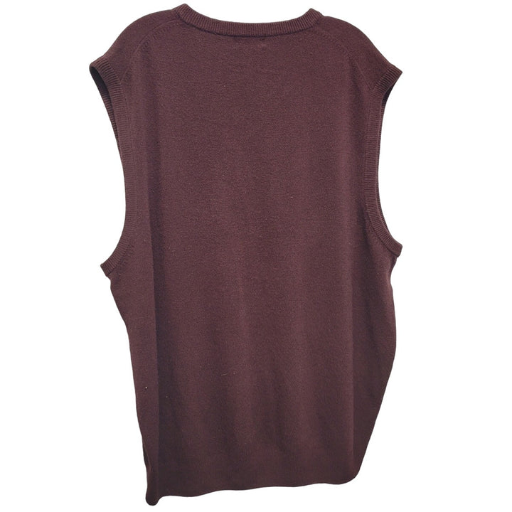 Dockers Mens XXL 100% Acrylic V Neck Sleeveless Knit Sweater Vest