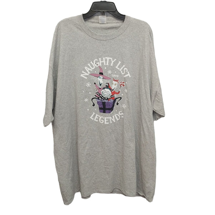 New Disney Womens 3X Naughty List Legends Nightmare B4 Christmas Lock Shock Tee